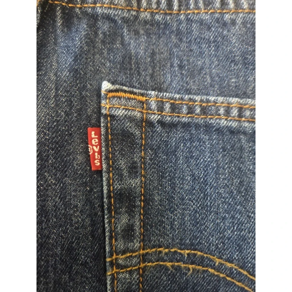 Levi's 501 Original Fit Button Fly‎ Jeans Blue Denim Men's Size 34x32...